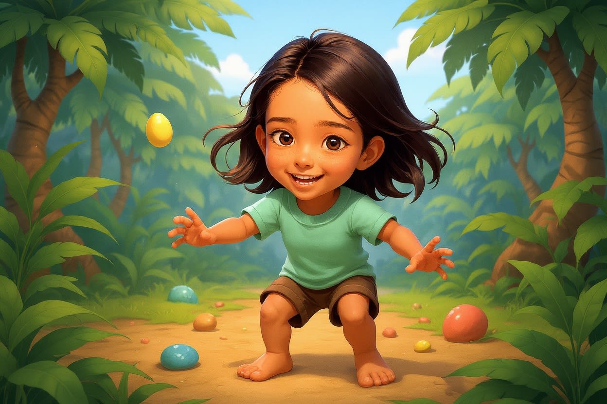 Shreya and the Dinosaur Quest — illustration for page 9
