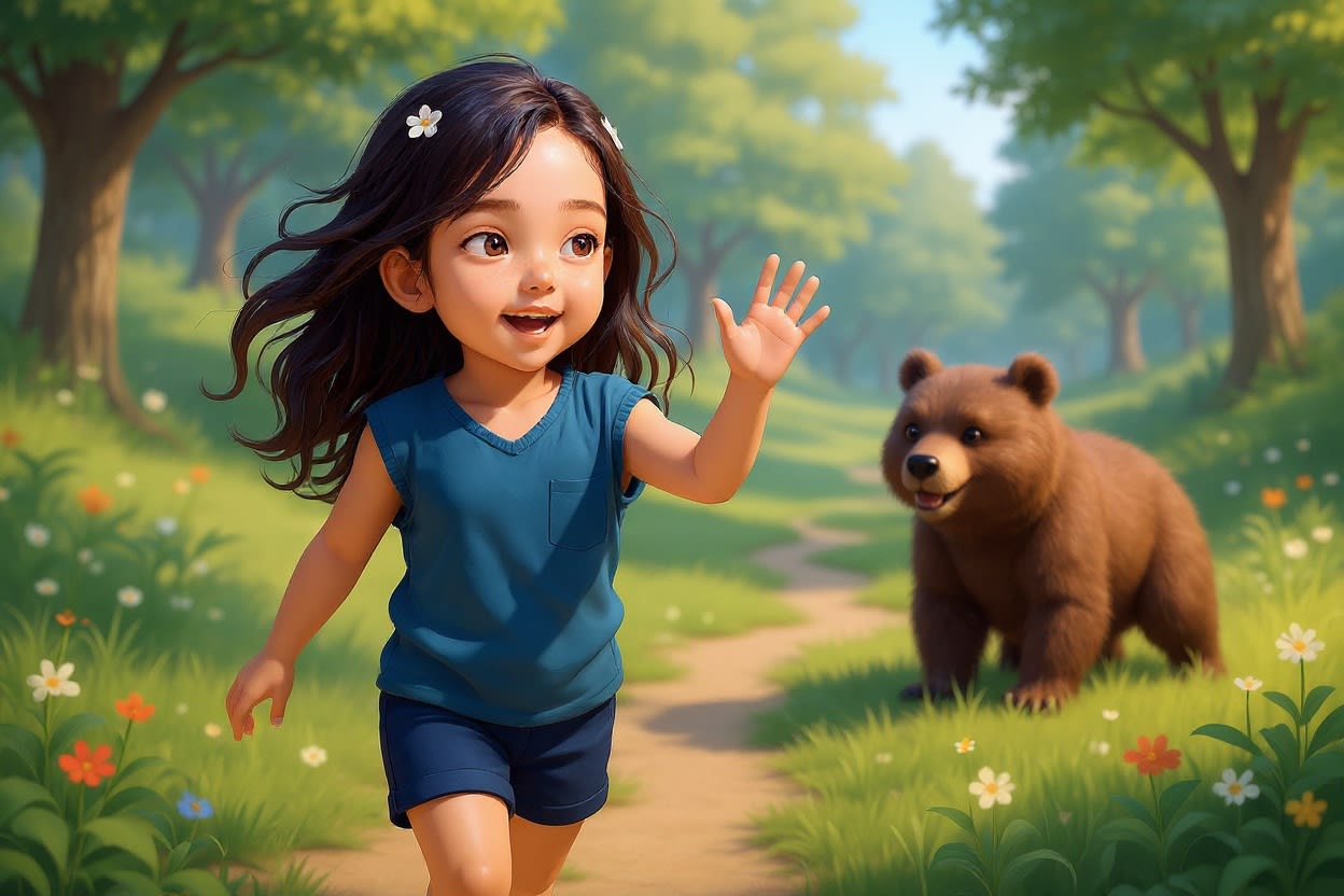 Aahana's Mountain Adventure — illustration for page 4