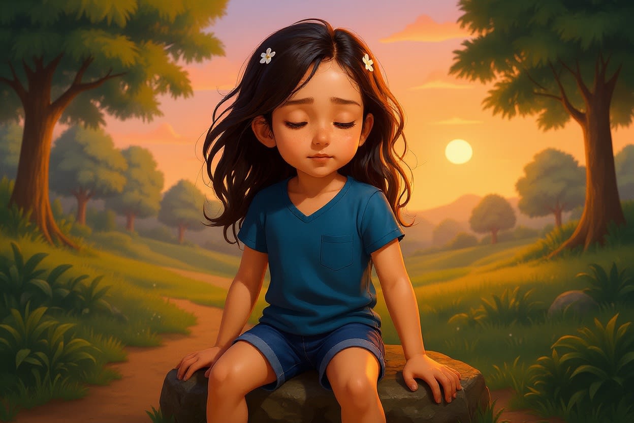 Aahana's Mountain Adventure — illustration for page 6