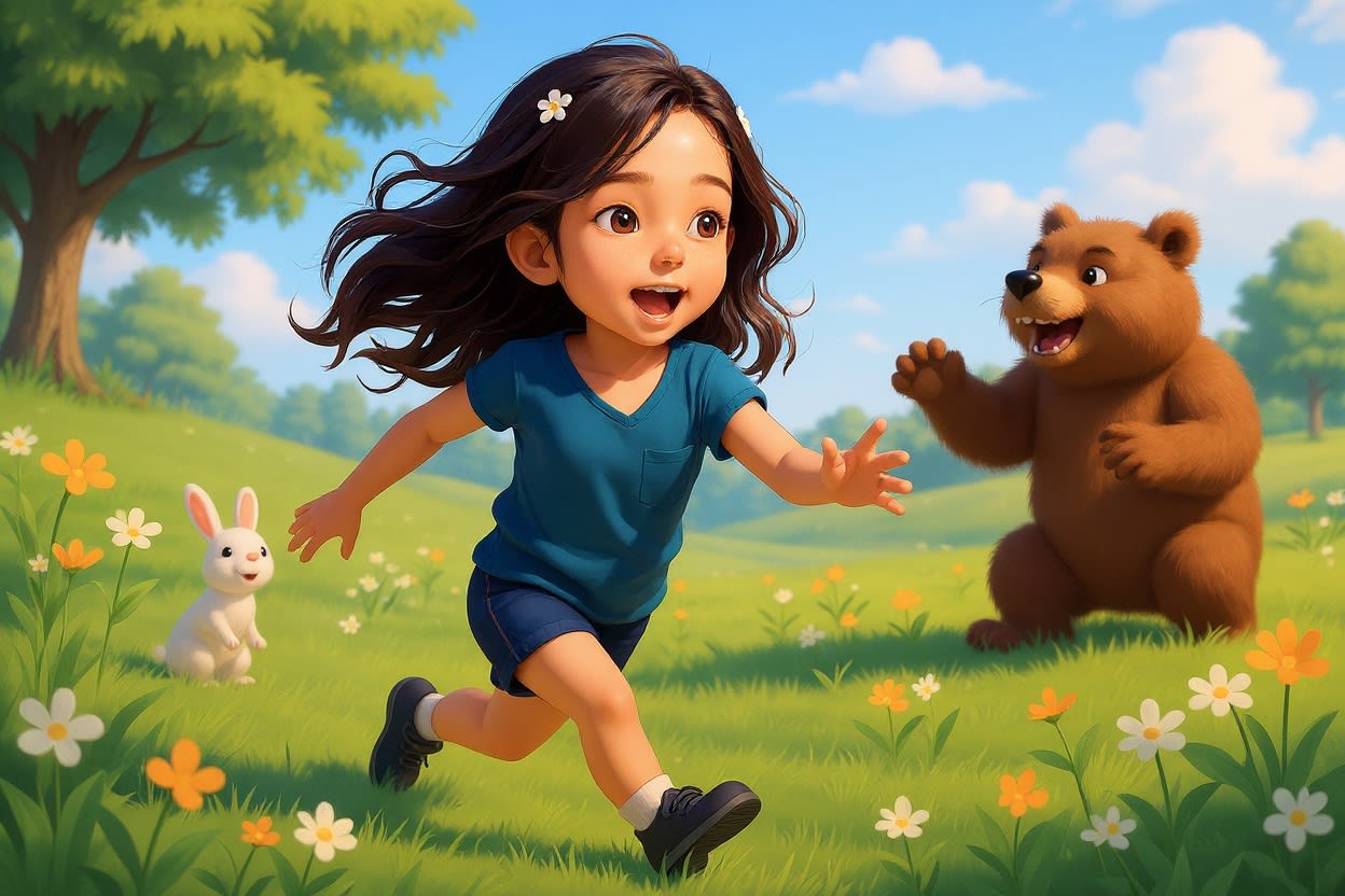 Aahana's Mountain Adventure — illustration for page 9