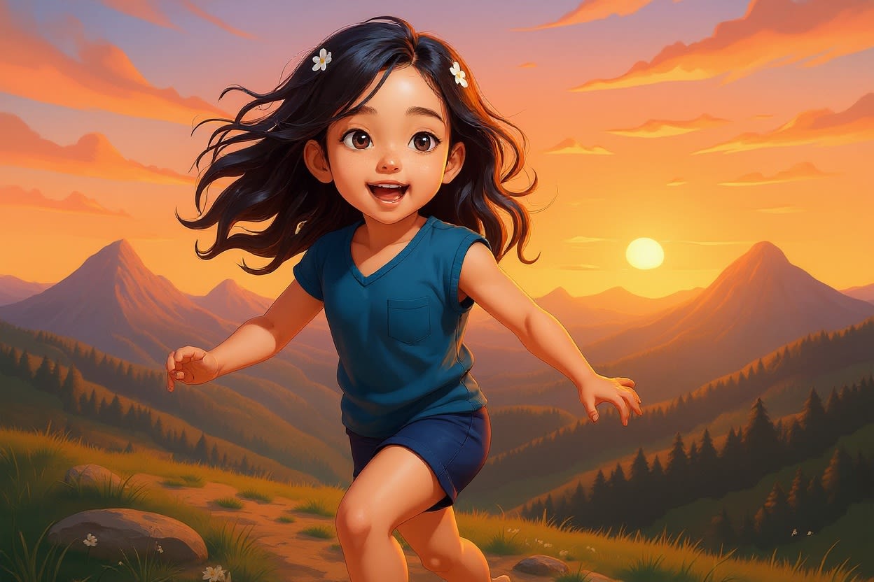Aahana's Mountain Adventure — illustration for page 11