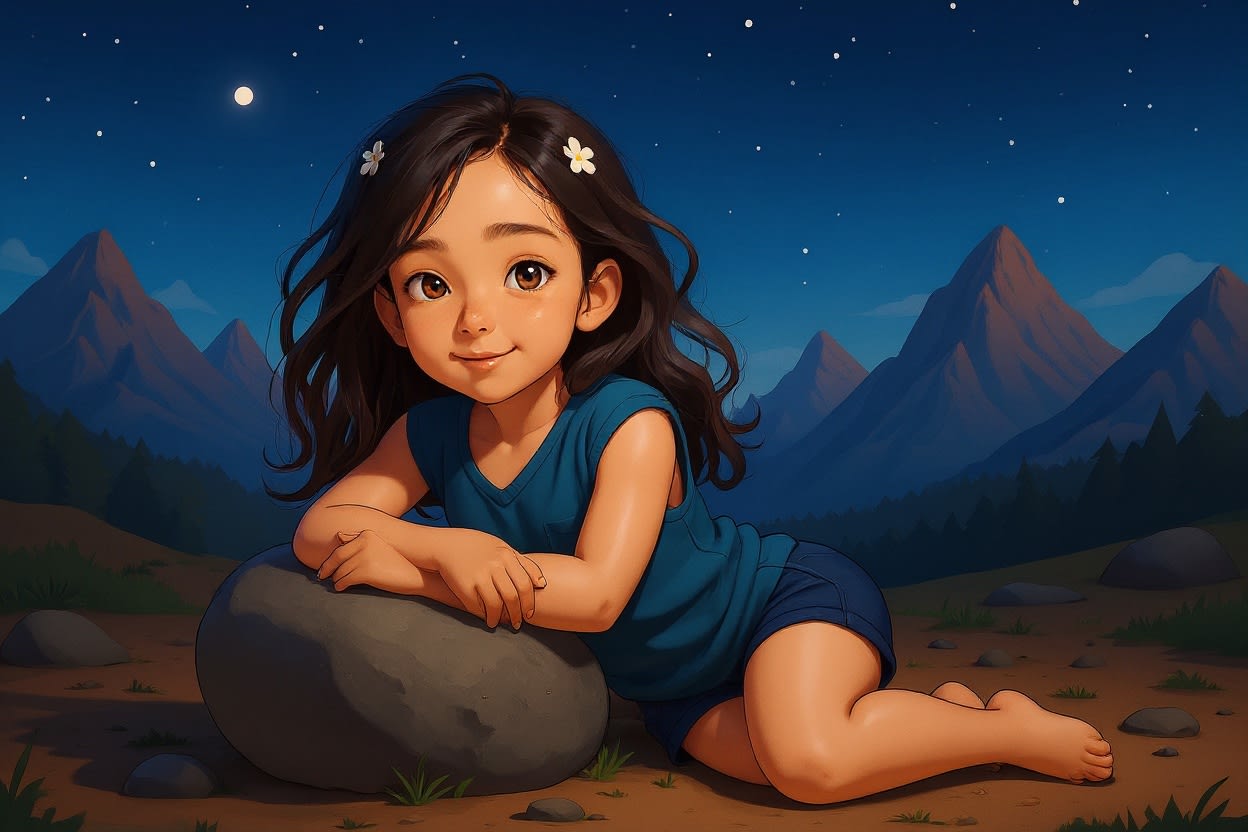 Aahana's Mountain Adventure — illustration for page 12