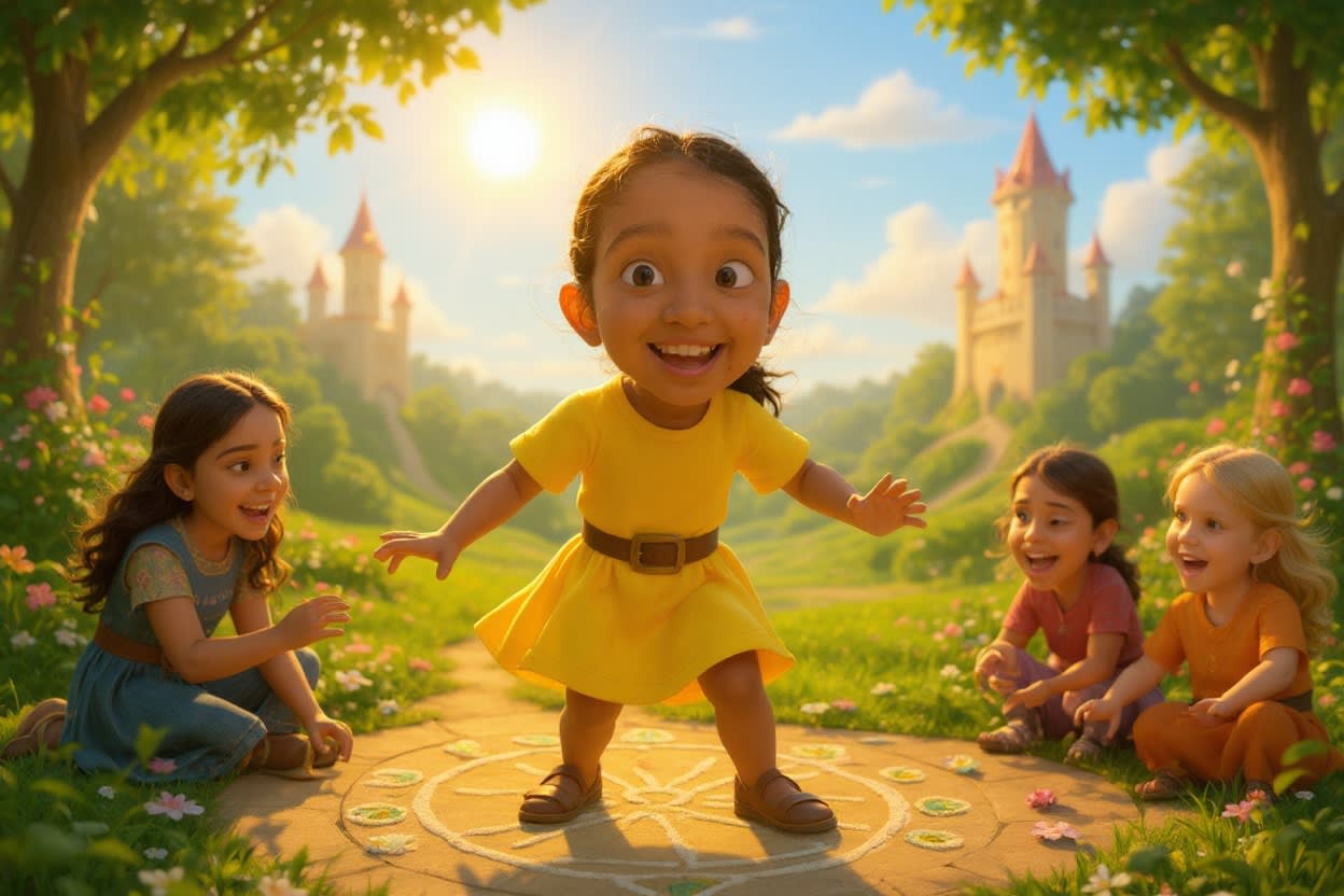 Shreya and the Festival of Lights — illustration for page 2