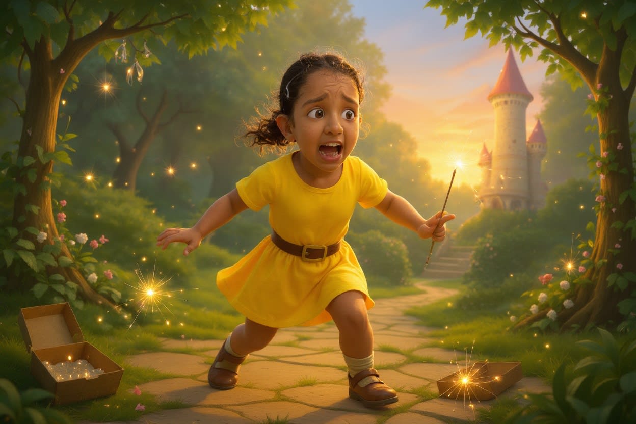 Shreya and the Festival of Lights — illustration for page 5