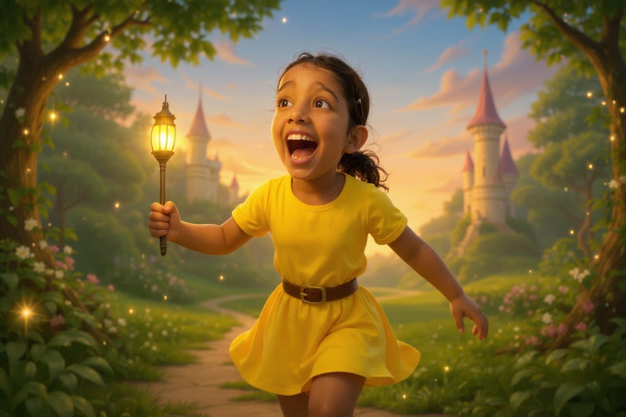 Shreya and the Festival of Lights — illustration for page 7