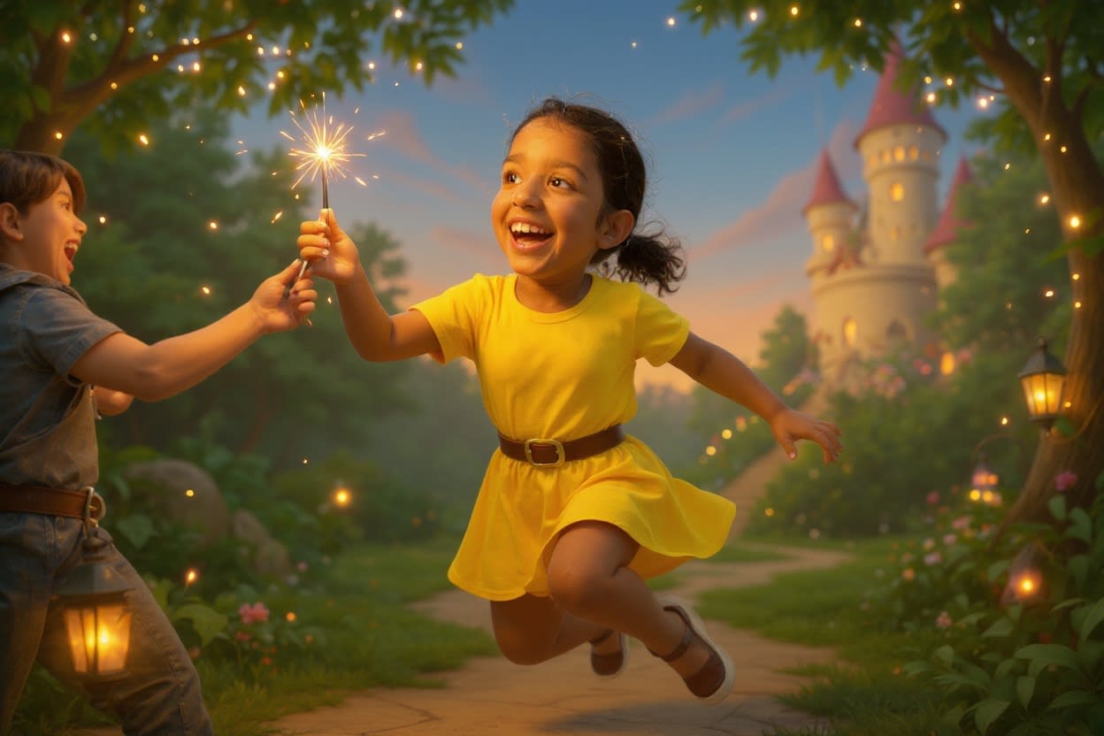 Shreya and the Festival of Lights — illustration for page 9