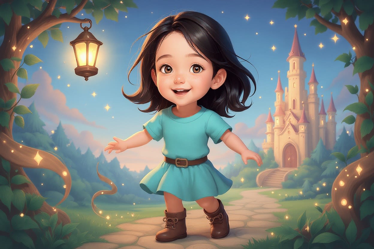 Aahana's Diwali Adventure — illustration for page 4