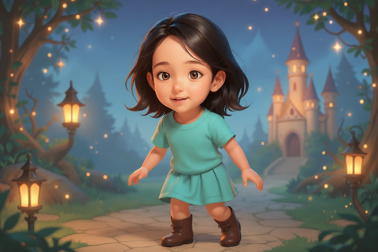 Aahana's Diwali Adventure — illustration for page 6