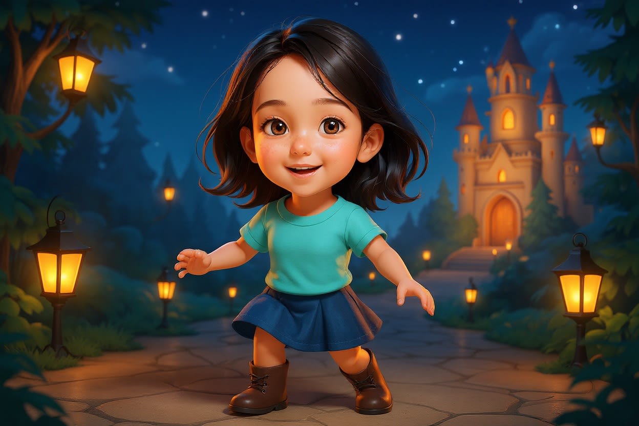 Aahana's Diwali Adventure — illustration for page 10