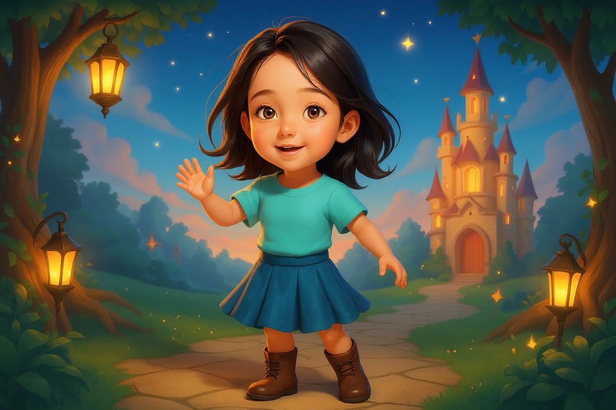 Aahana's Diwali Adventure — illustration for page 12