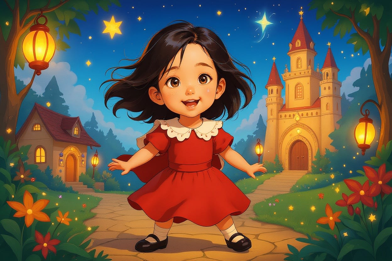 Aahana Singh and the Festival of Lights — illustration for page 1