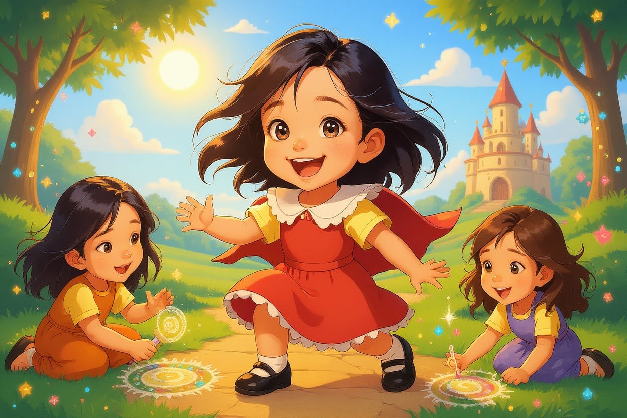 Aahana Singh and the Festival of Lights — illustration for page 2