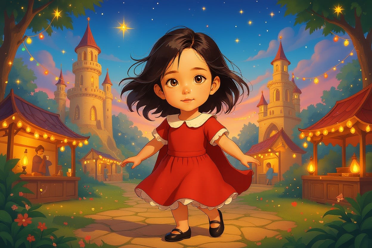 Aahana Singh and the Festival of Lights — illustration for page 4