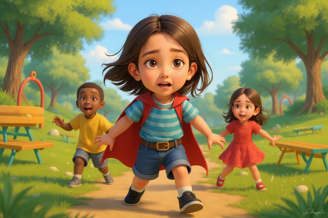 Shreya's New Adventure — illustration for page 9