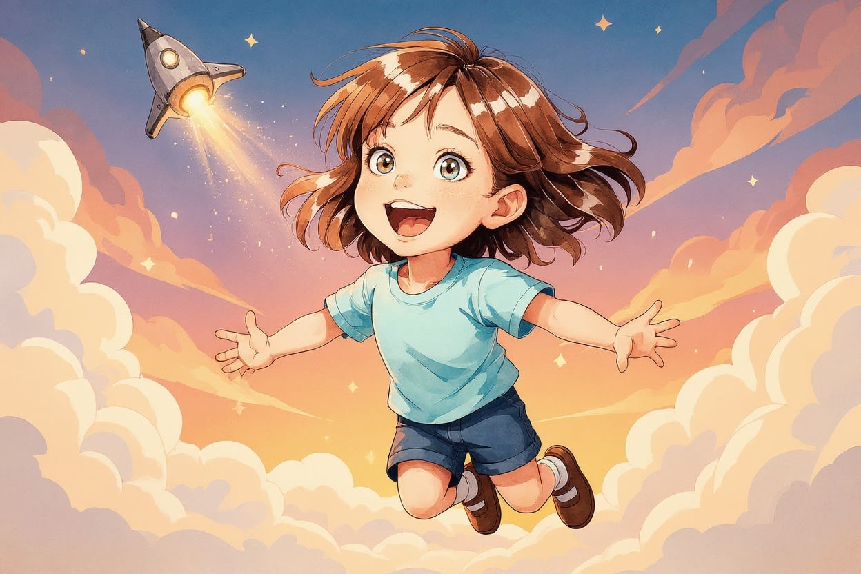 Aahana's Moon Adventure — illustration for page 3