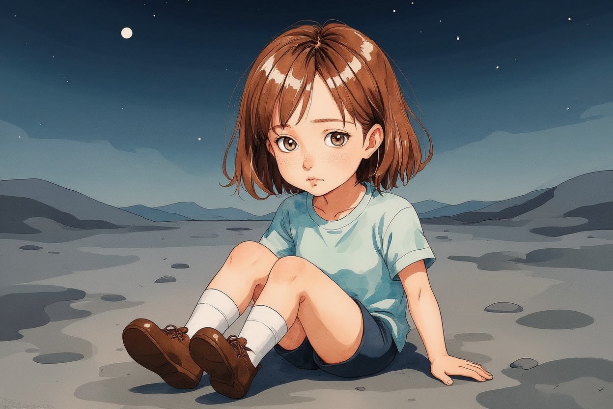 Aahana's Moon Adventure — illustration for page 7