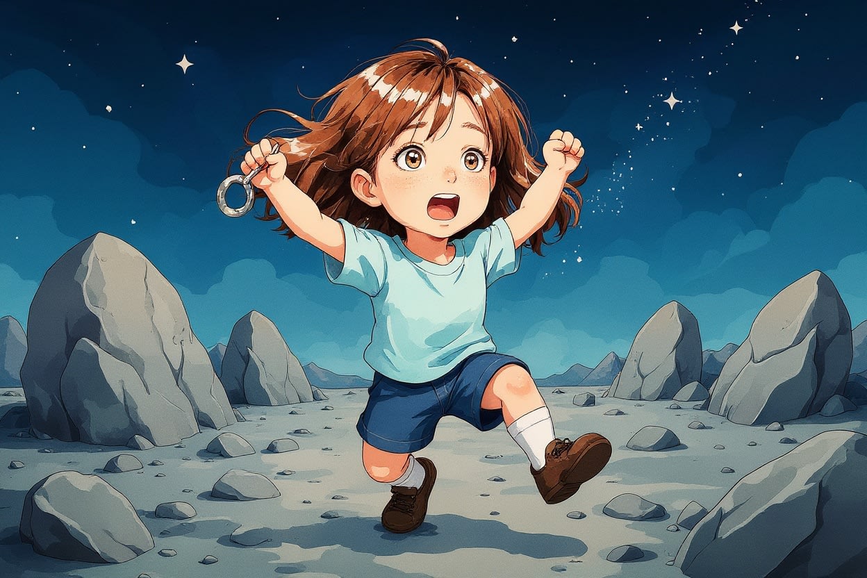 Aahana's Moon Adventure — illustration for page 10