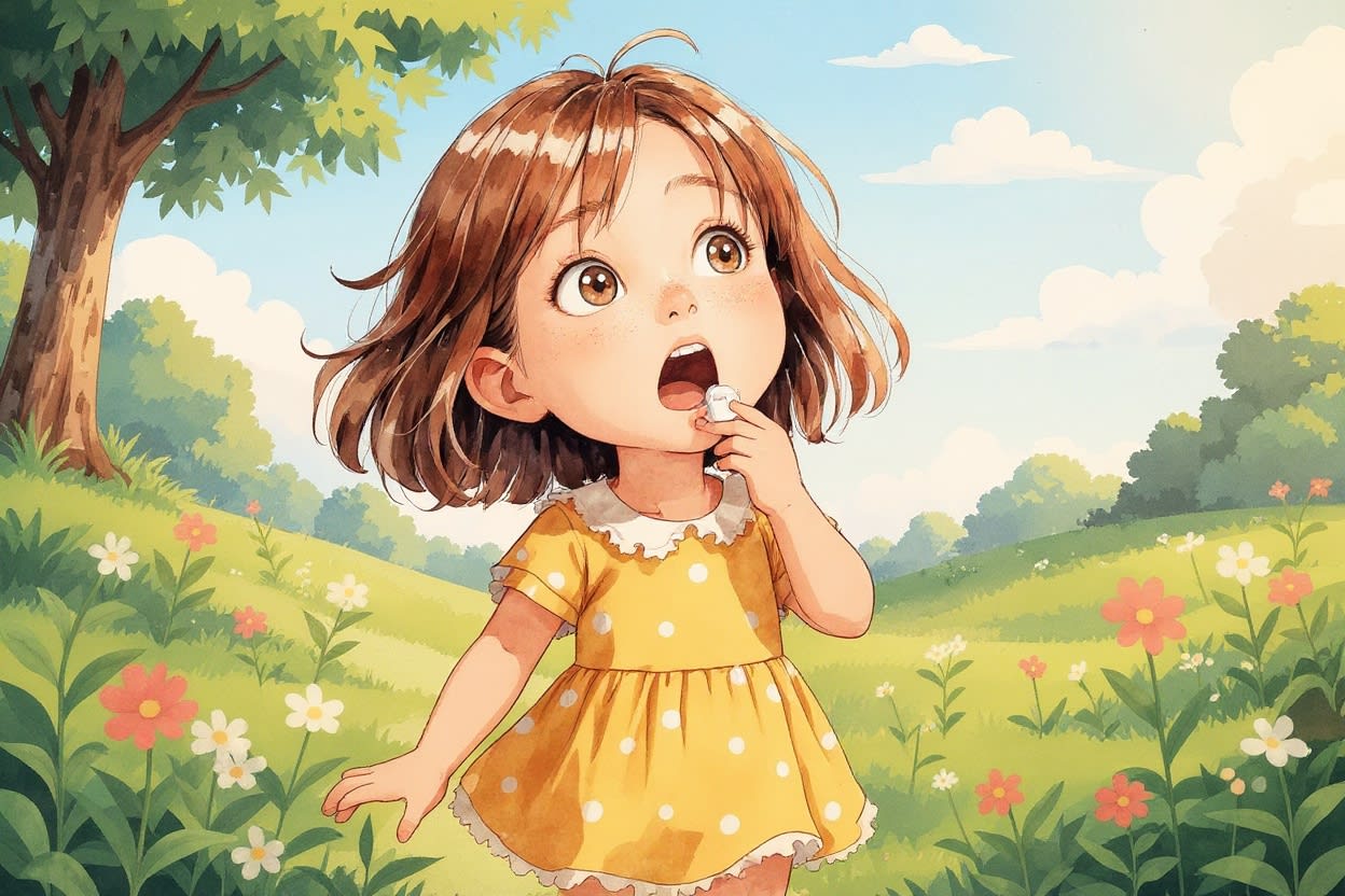 Aahana and the Magic Tooth Adventure — illustration for page 1