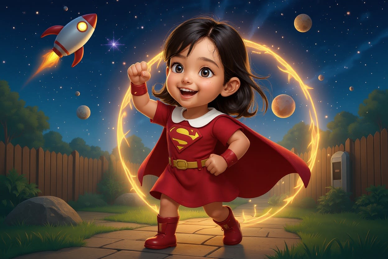 Shreya's Cosmic Quest — illustration for page 11
