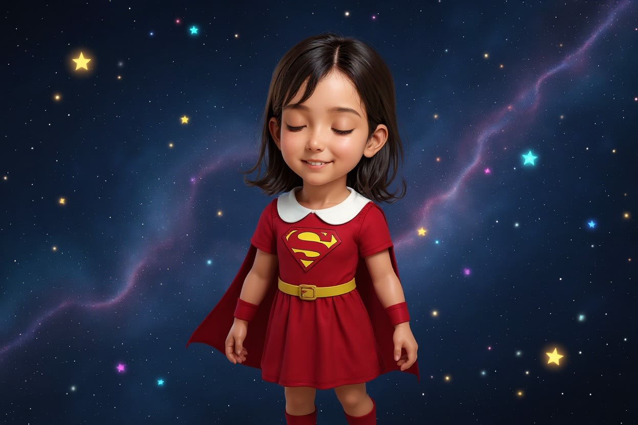 Shreya's Cosmic Quest — illustration for page 12