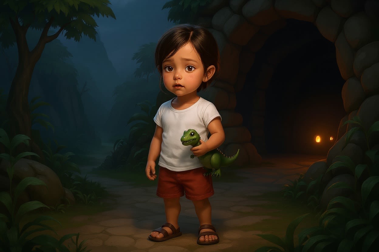 Aahana's Dinosaur Adventure — illustration for page 5