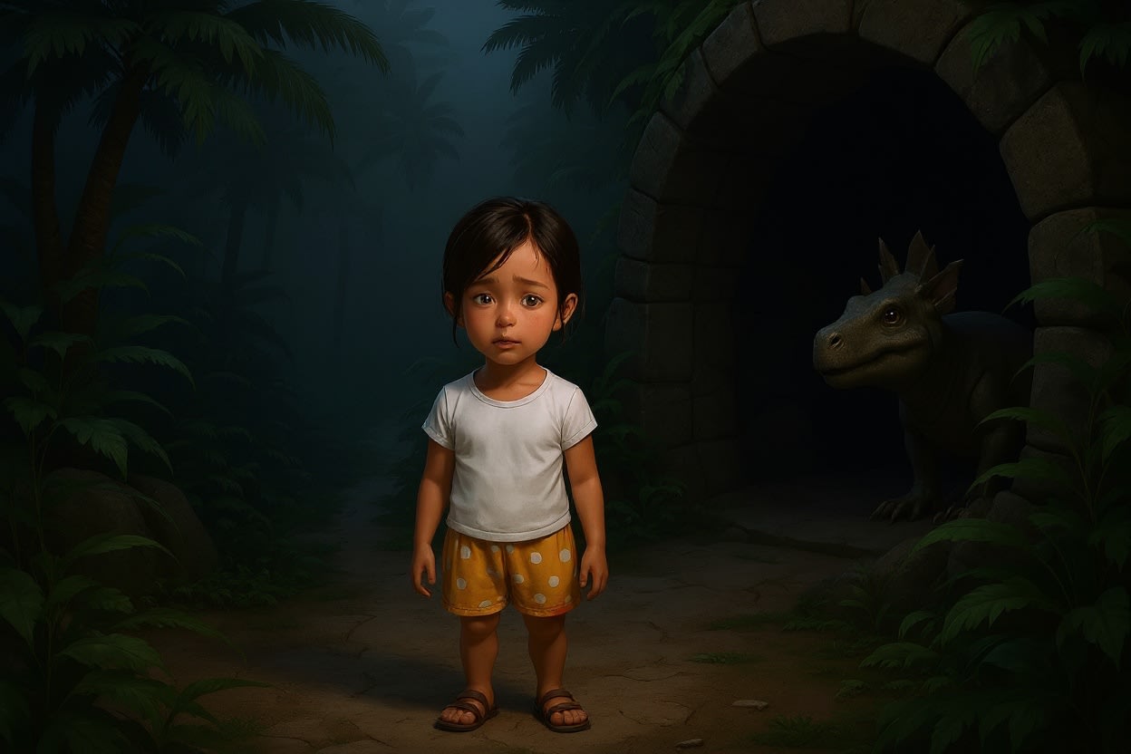 Aahana's Dinosaur Adventure — illustration for page 7