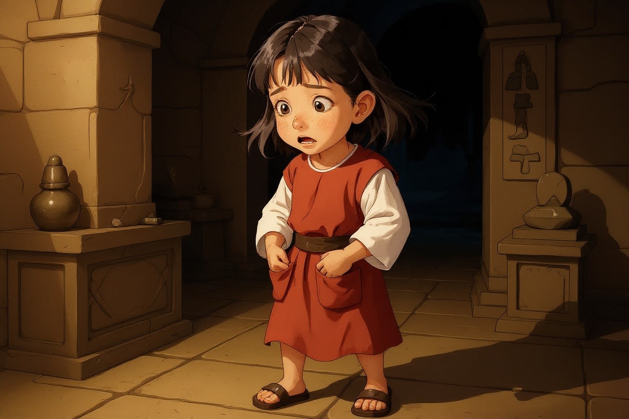Shreya's Magical Journey to Egypt — illustration for page 4