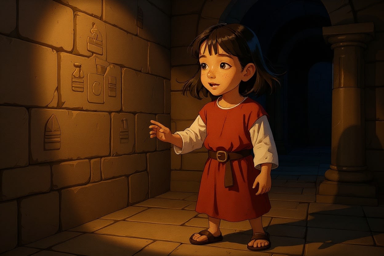 Shreya's Magical Journey to Egypt — illustration for page 7
