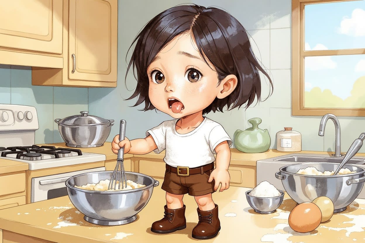 Aahana's Magical Cake Adventure — illustration for page 3