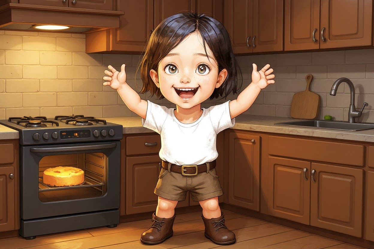 Aahana's Magical Cake Adventure — illustration for page 9