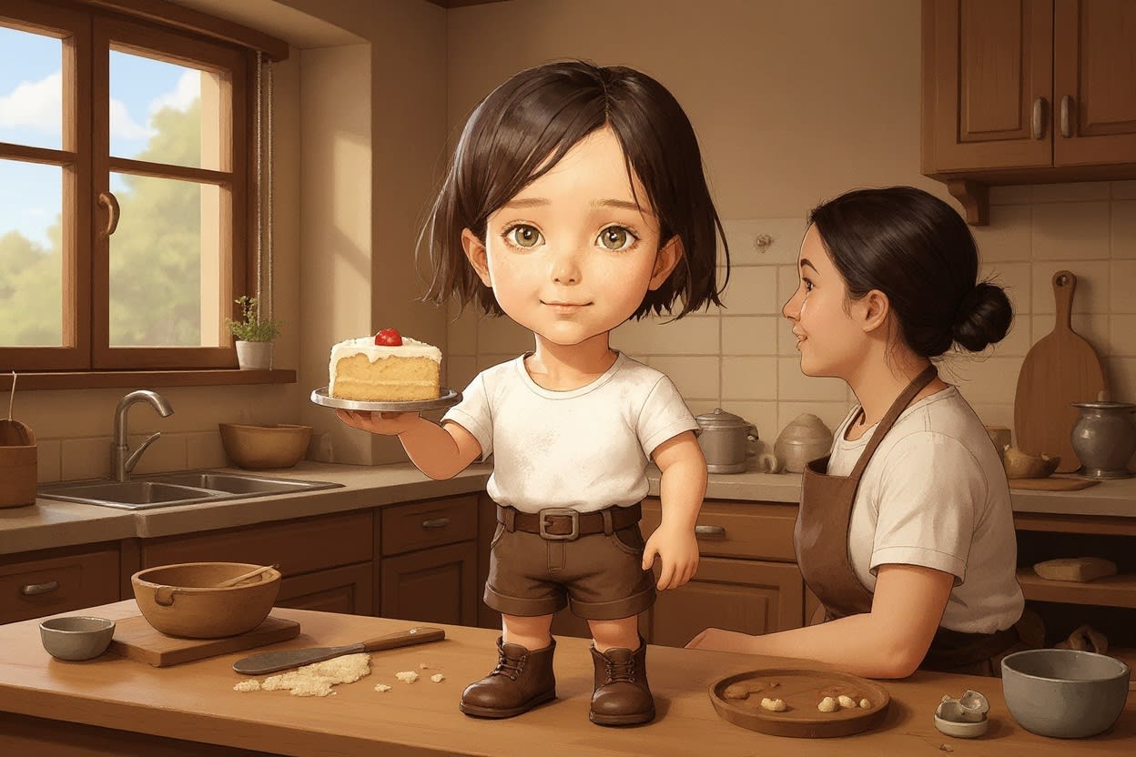 Aahana's Magical Cake Adventure — illustration for page 11