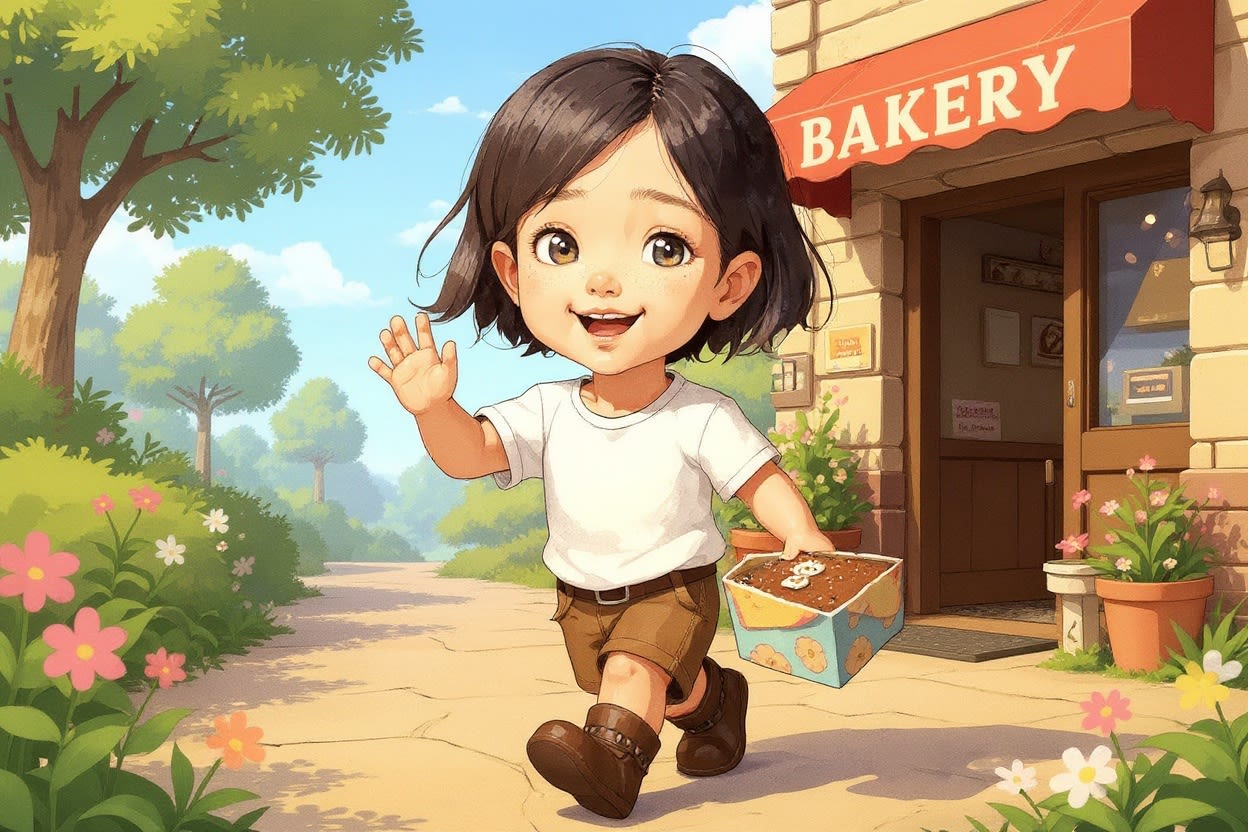 Aahana's Magical Cake Adventure — illustration for page 12