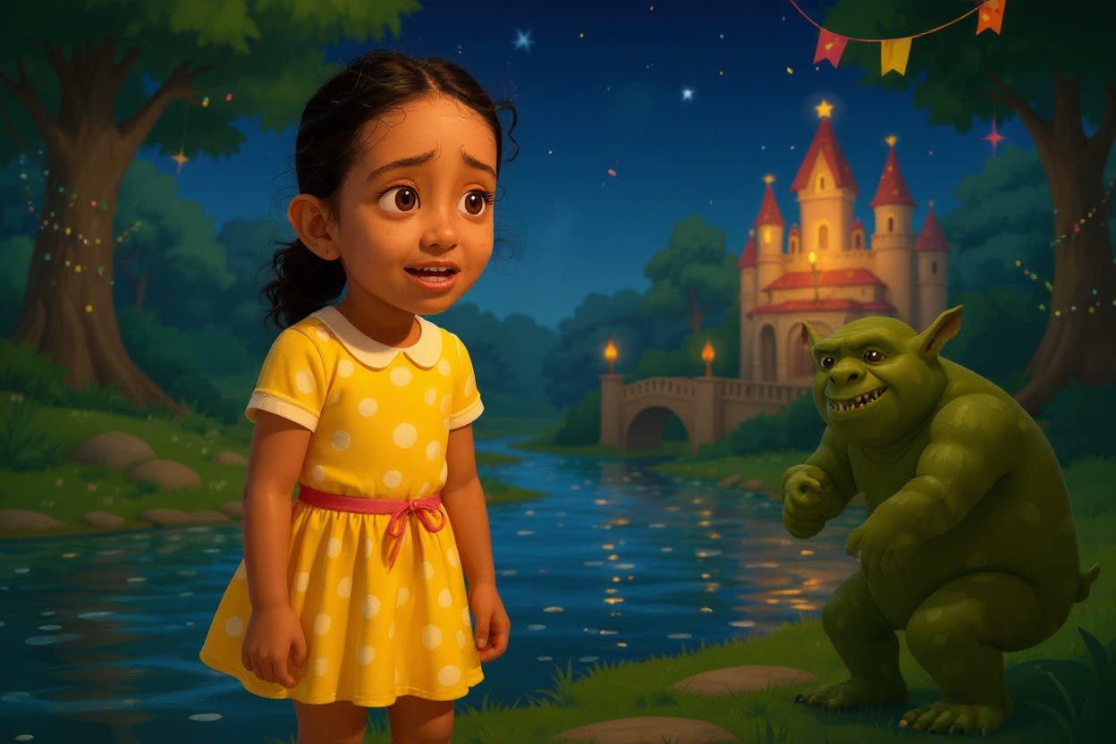 Shreya and the Enchanted Birthday Quest — illustration for page 5