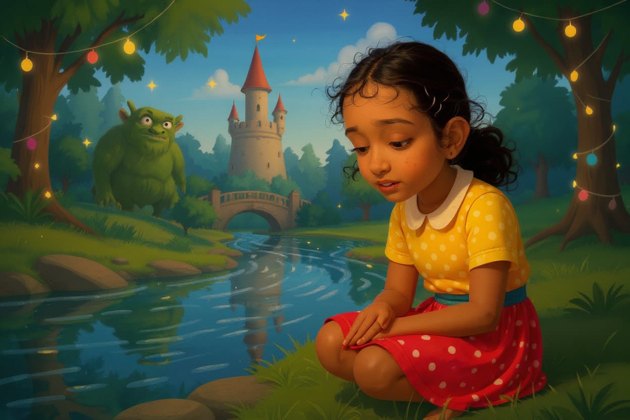 Shreya and the Enchanted Birthday Quest — illustration for page 6