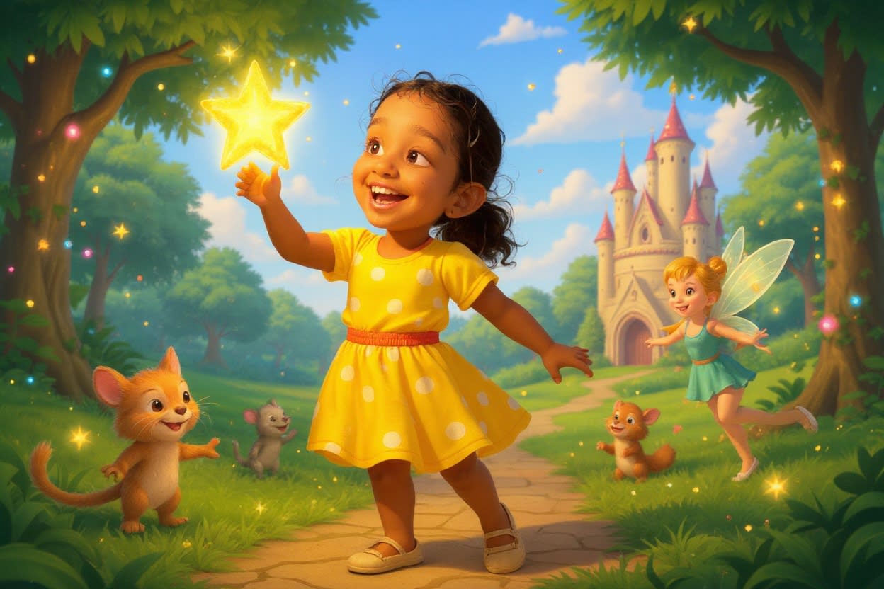 Shreya and the Enchanted Birthday Quest — illustration for page 10