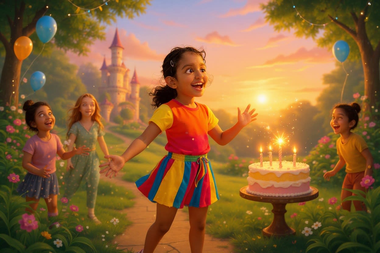 Shreya and the Enchanted Birthday Quest — illustration for page 11