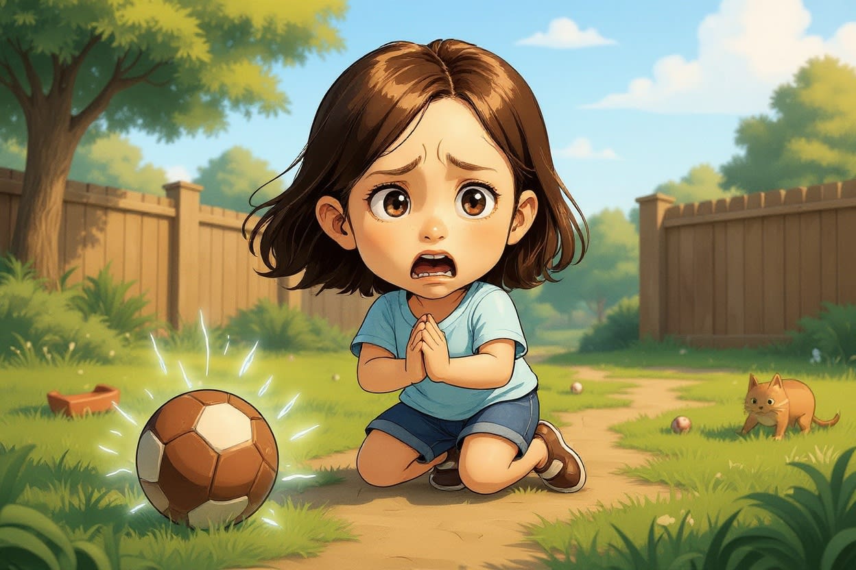 Aahana and the Magical Football — illustration for page 5