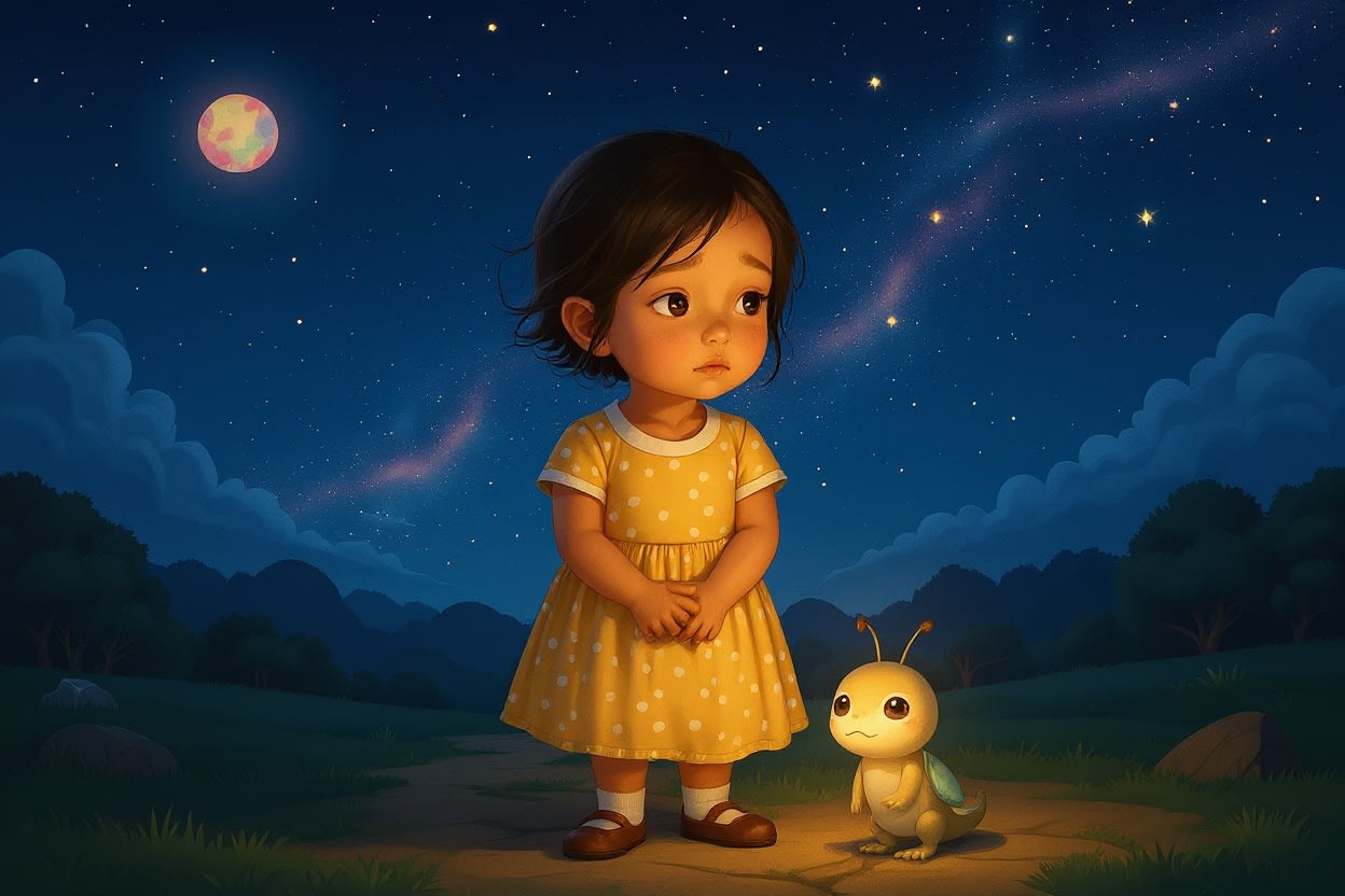 Aahana's Starry Adventure — illustration for page 10