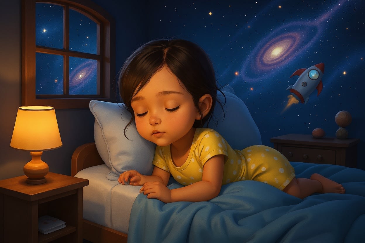Aahana's Starry Adventure — illustration for page 12