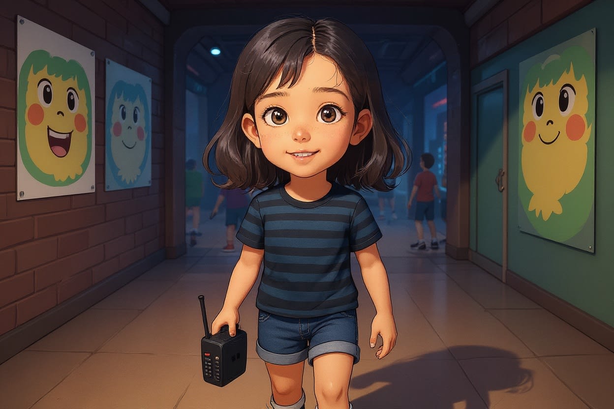 Shreya and the Missing Bat — illustration for page 2