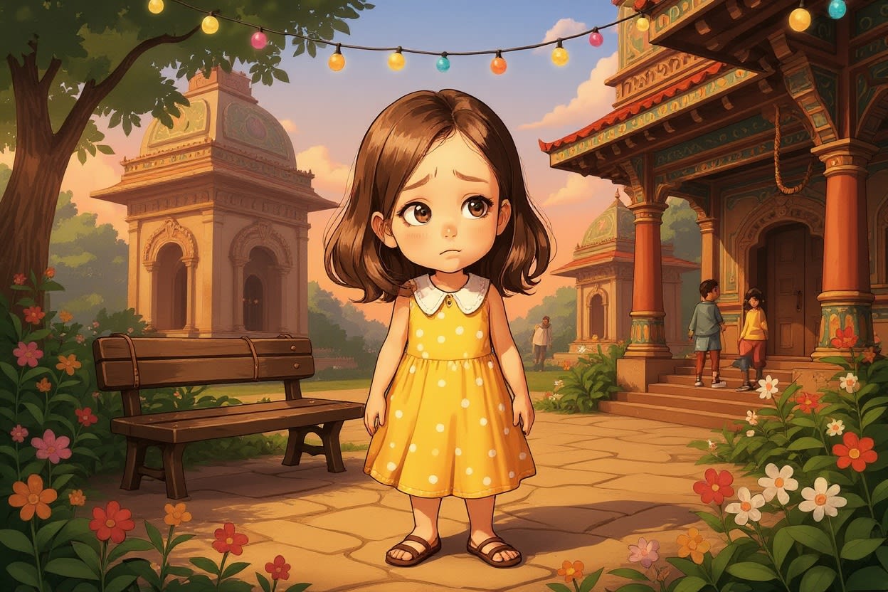 Aahana and the Lost Bell — illustration for page 5