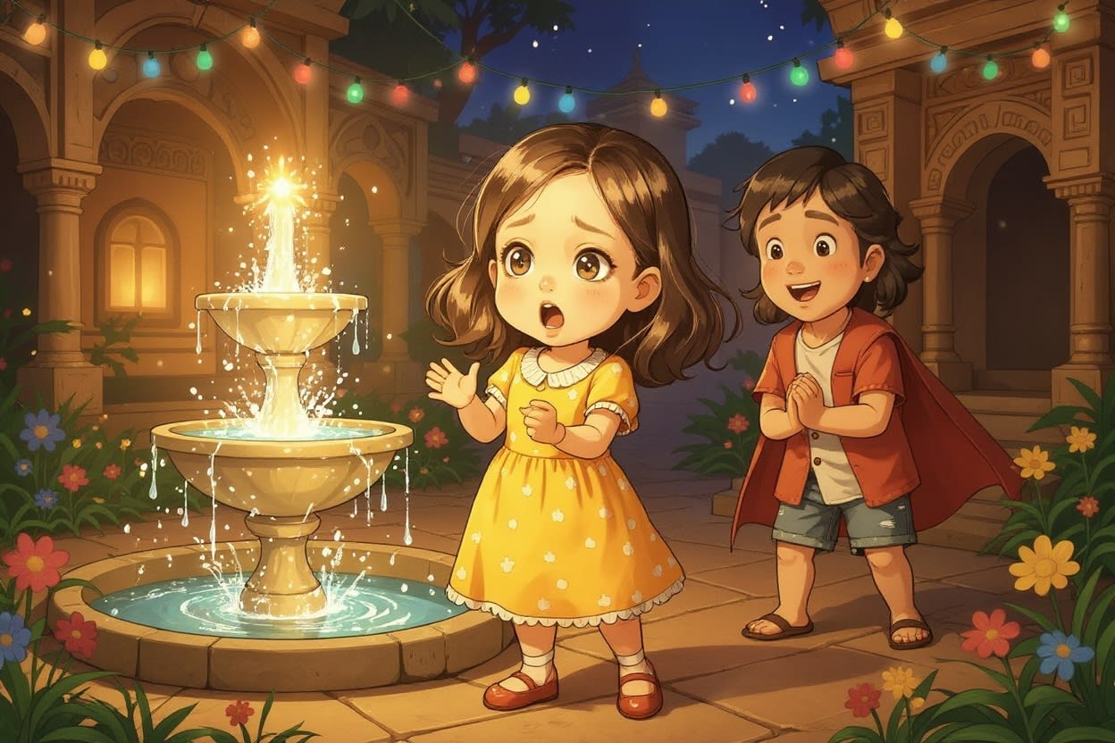 Aahana and the Lost Bell — illustration for page 6