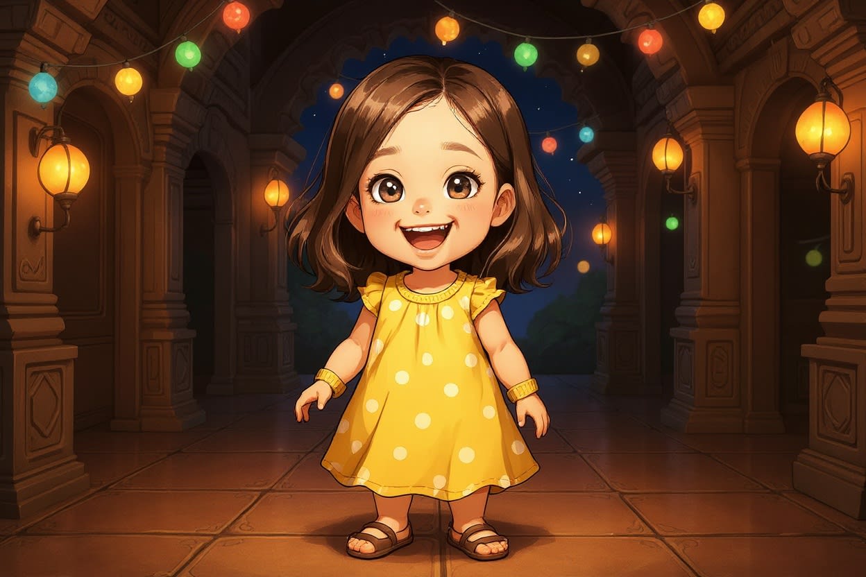 Aahana and the Lost Bell — illustration for page 12
