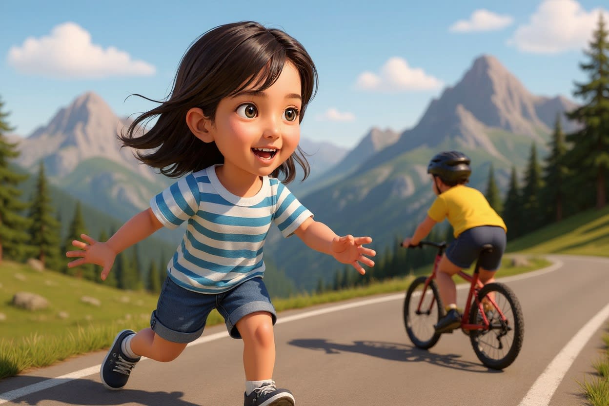 Shreya and the Spoke of Adventure — illustration for page 6