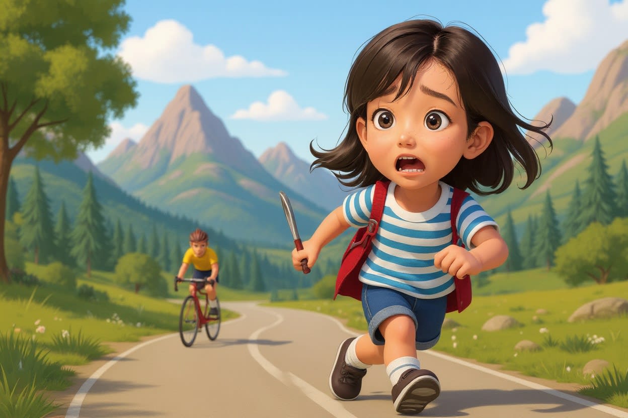 Shreya and the Spoke of Adventure — illustration for page 7