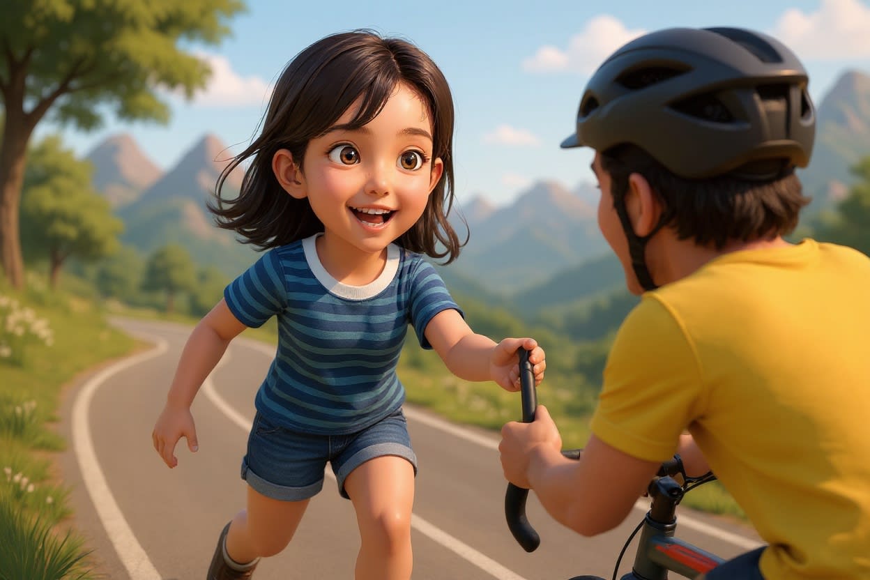 Shreya and the Spoke of Adventure — illustration for page 8