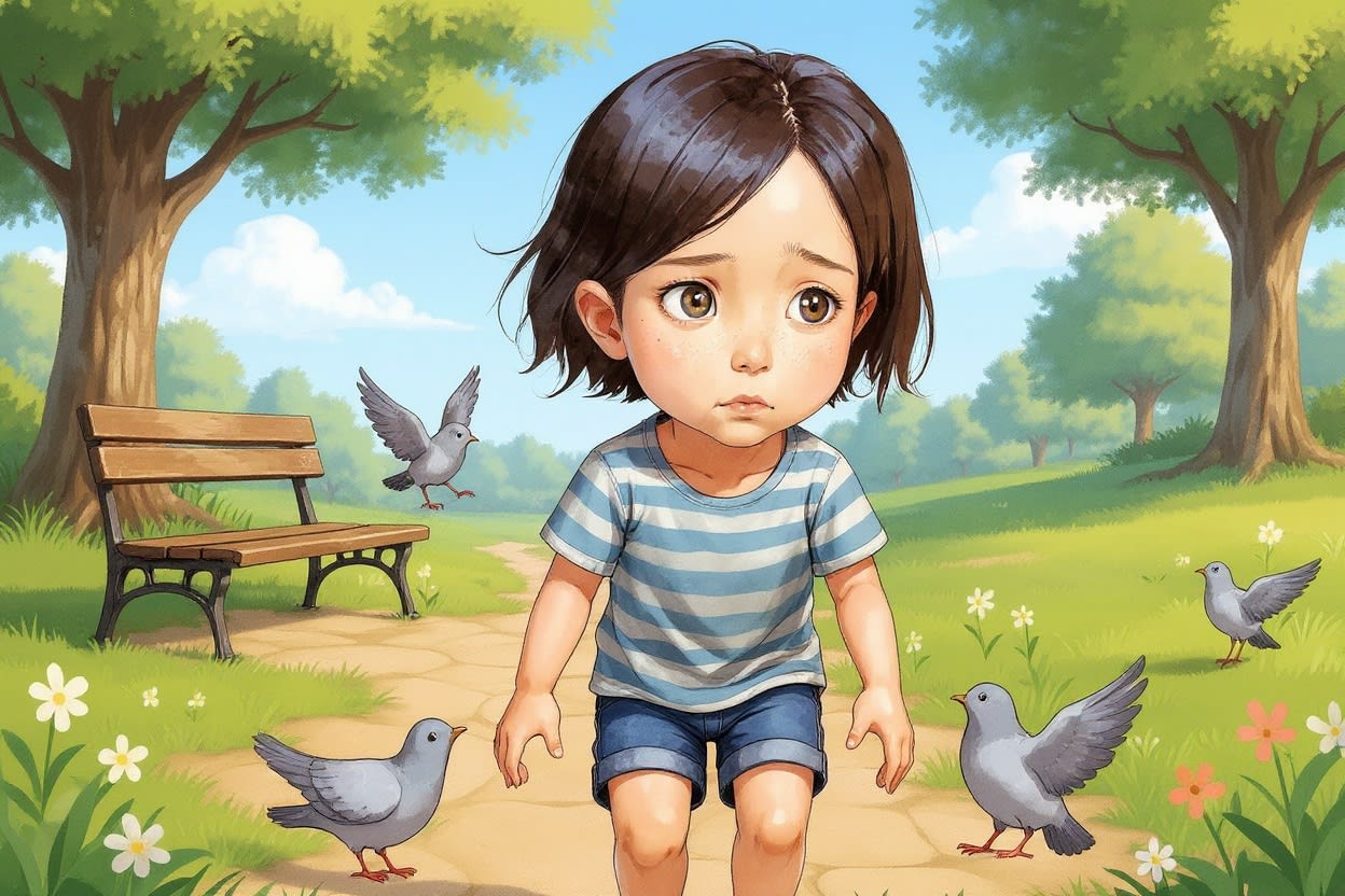 Aahana and the Vanishing Racket — illustration for page 3