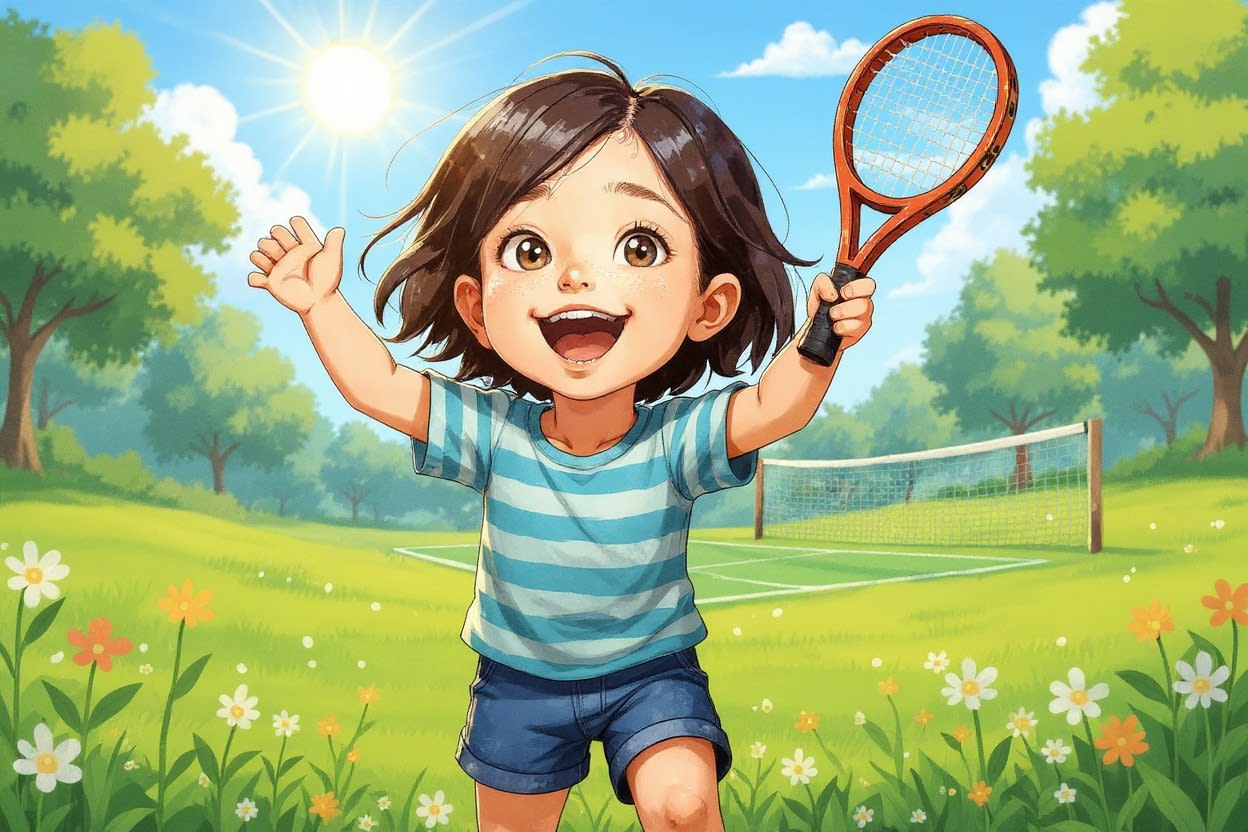 Aahana and the Vanishing Racket — illustration for page 9