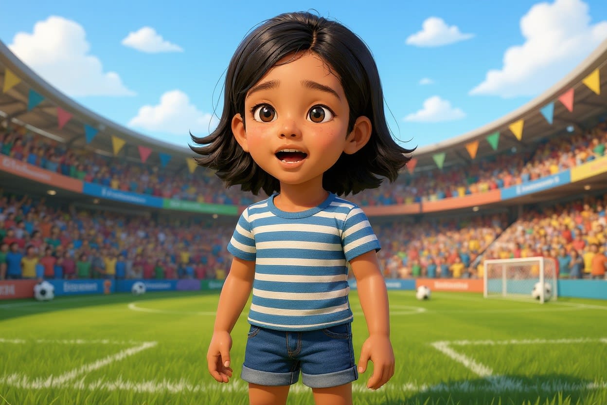 Shreya and the Lucky Wristband — illustration for page 1