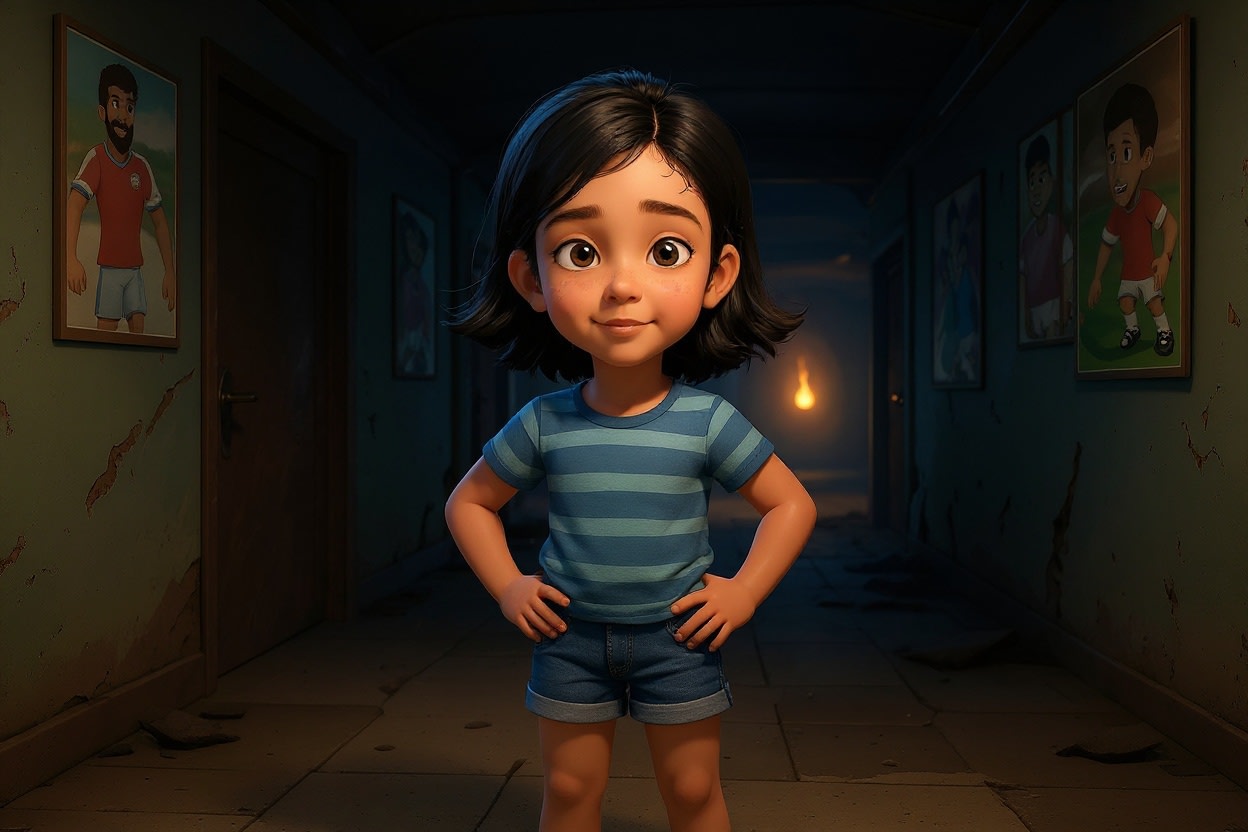Shreya and the Lucky Wristband — illustration for page 2